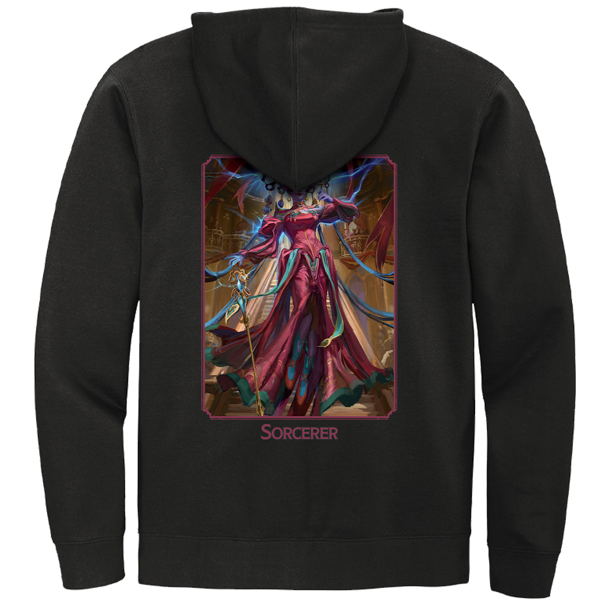 ultra-pro-dungeons-dragons-sorcerer-class-hoodie-mit-rei-verschluss image 1