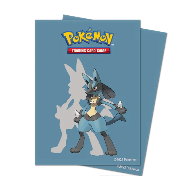 ultra-pro-lucario-standard-deck-protector-sleeves-65ct-f-r-pok-mon image 1