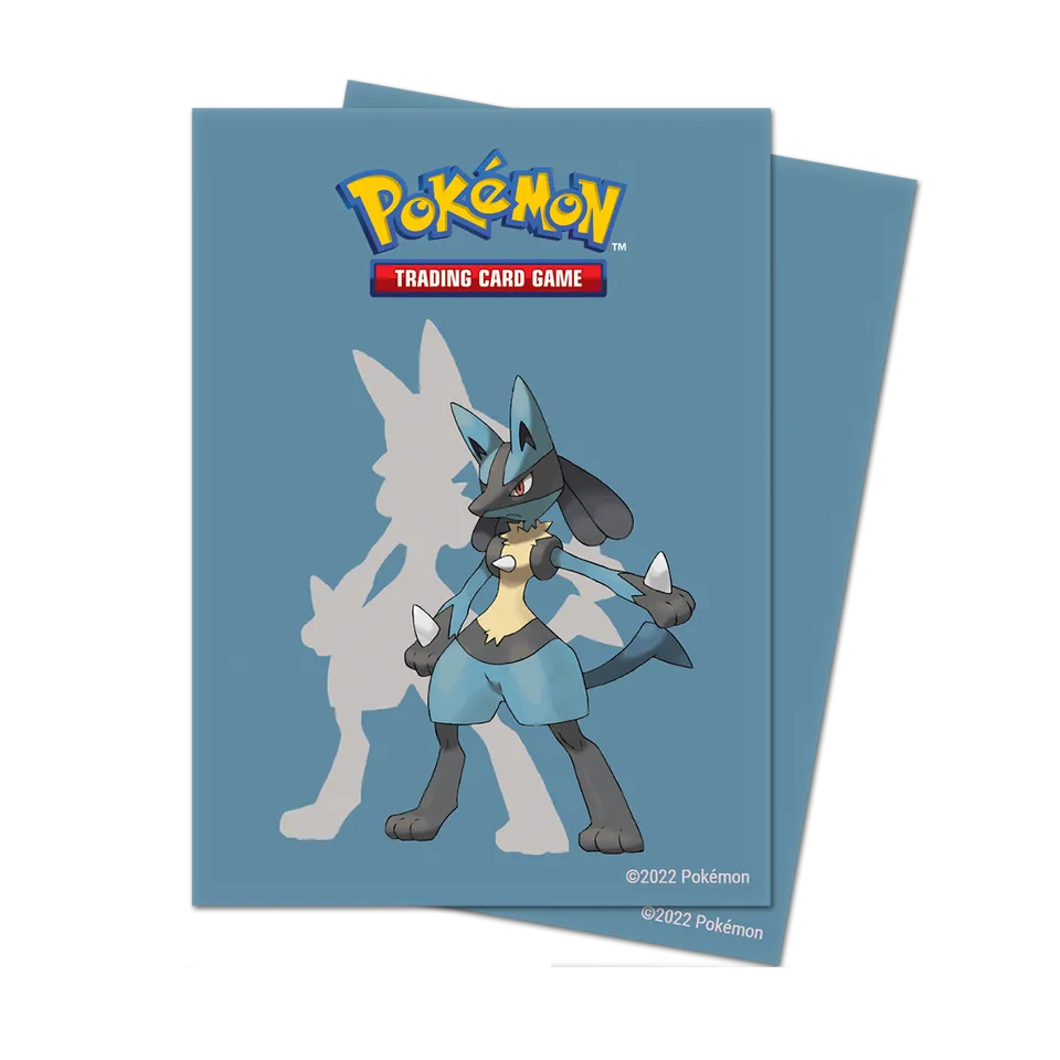 ultra-pro-lucario-standard-deck-protector-sleeves-65ct-f-r-pok-mon image 1