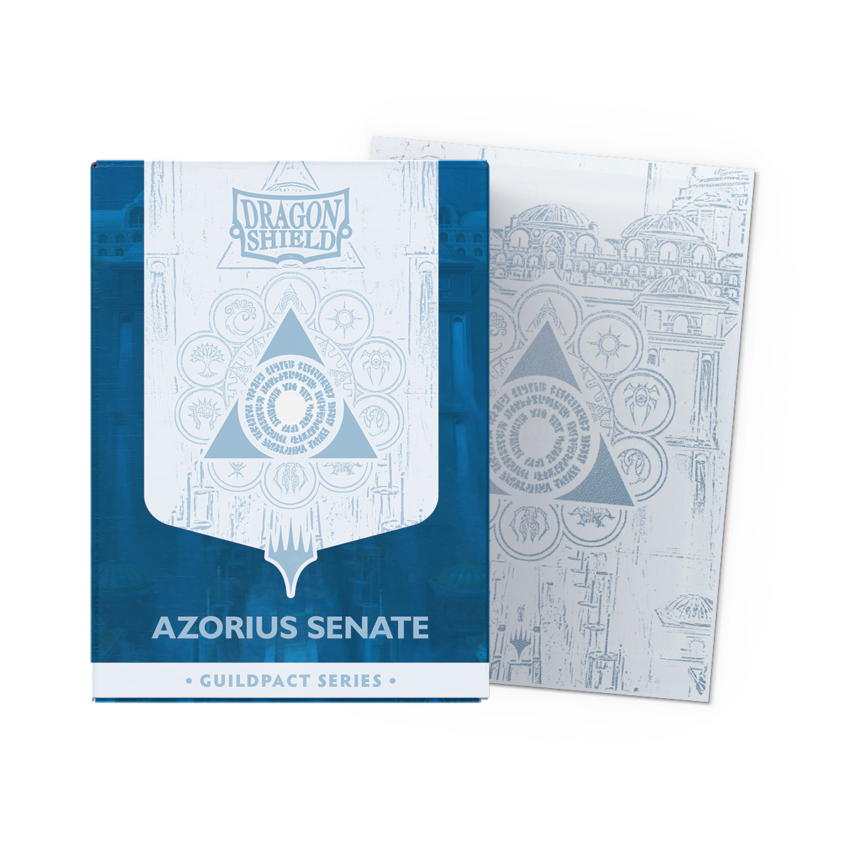 dragon-shield-matte-dual-art-sleeves-guildpact-azorius-senate image 4