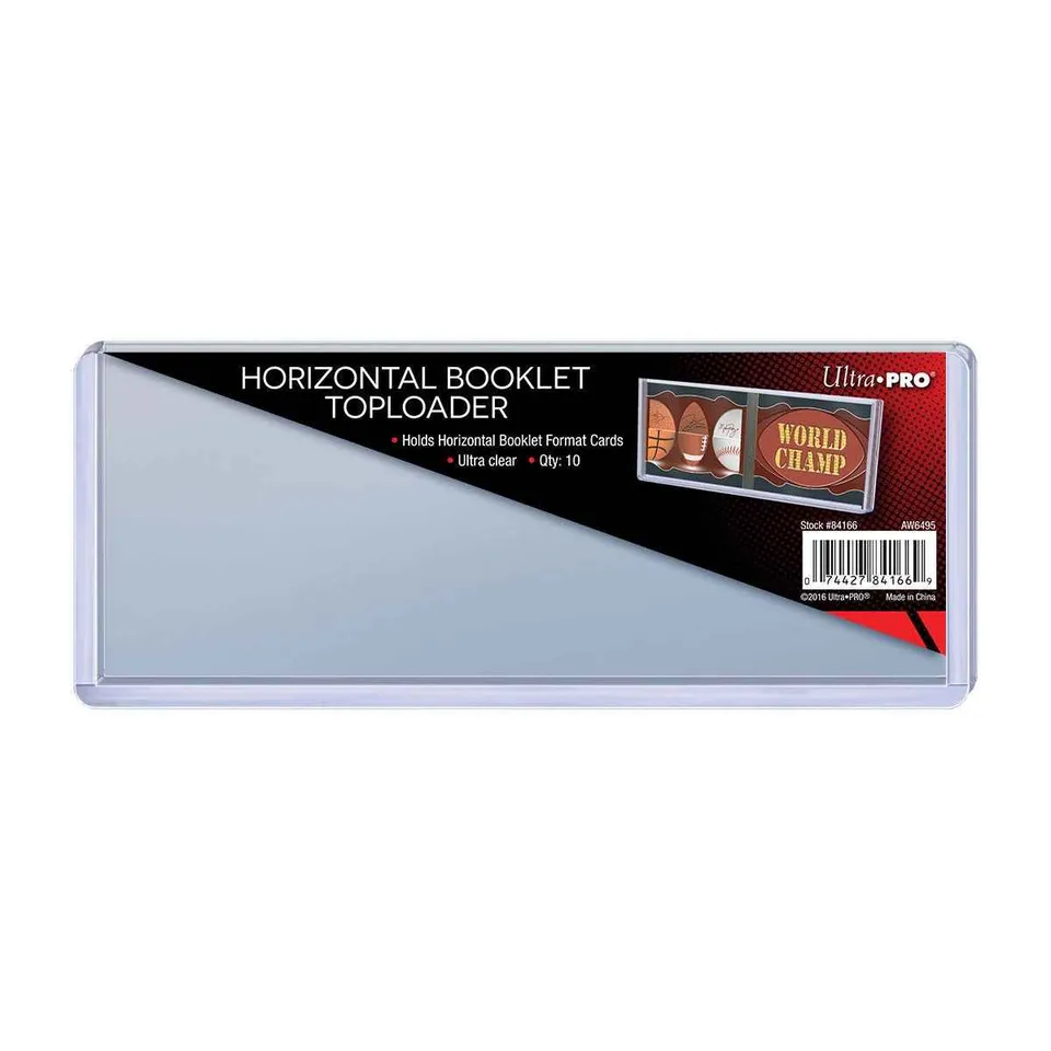 ultra-pro-horizontal-booklet-card-toploader-sleeves-10ct-193-7-x-81-4-mm image 1