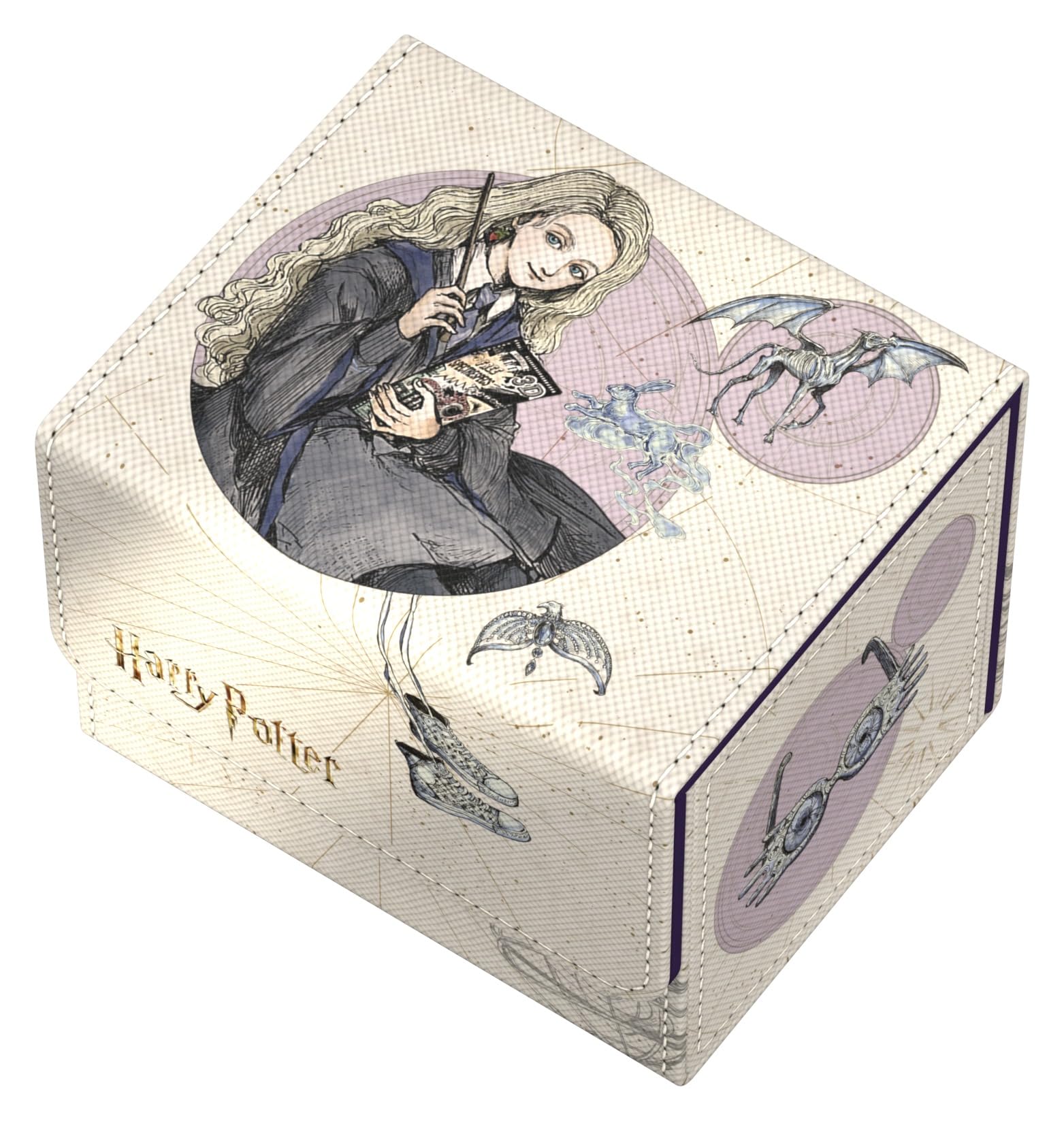 ultimate-guard-sidewinder-100-xenoskin-harry-potter-luna-lovegood-deck-box image 3