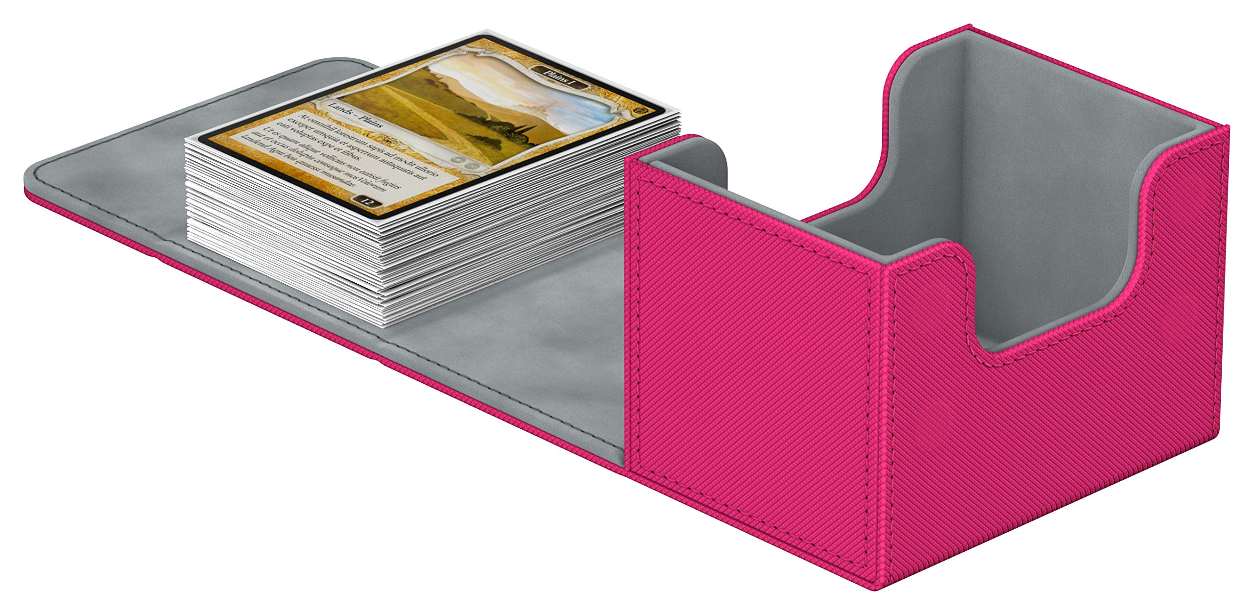 ultimate-guard-sidewinder-100-xenoskin-pink-deck-box image 5