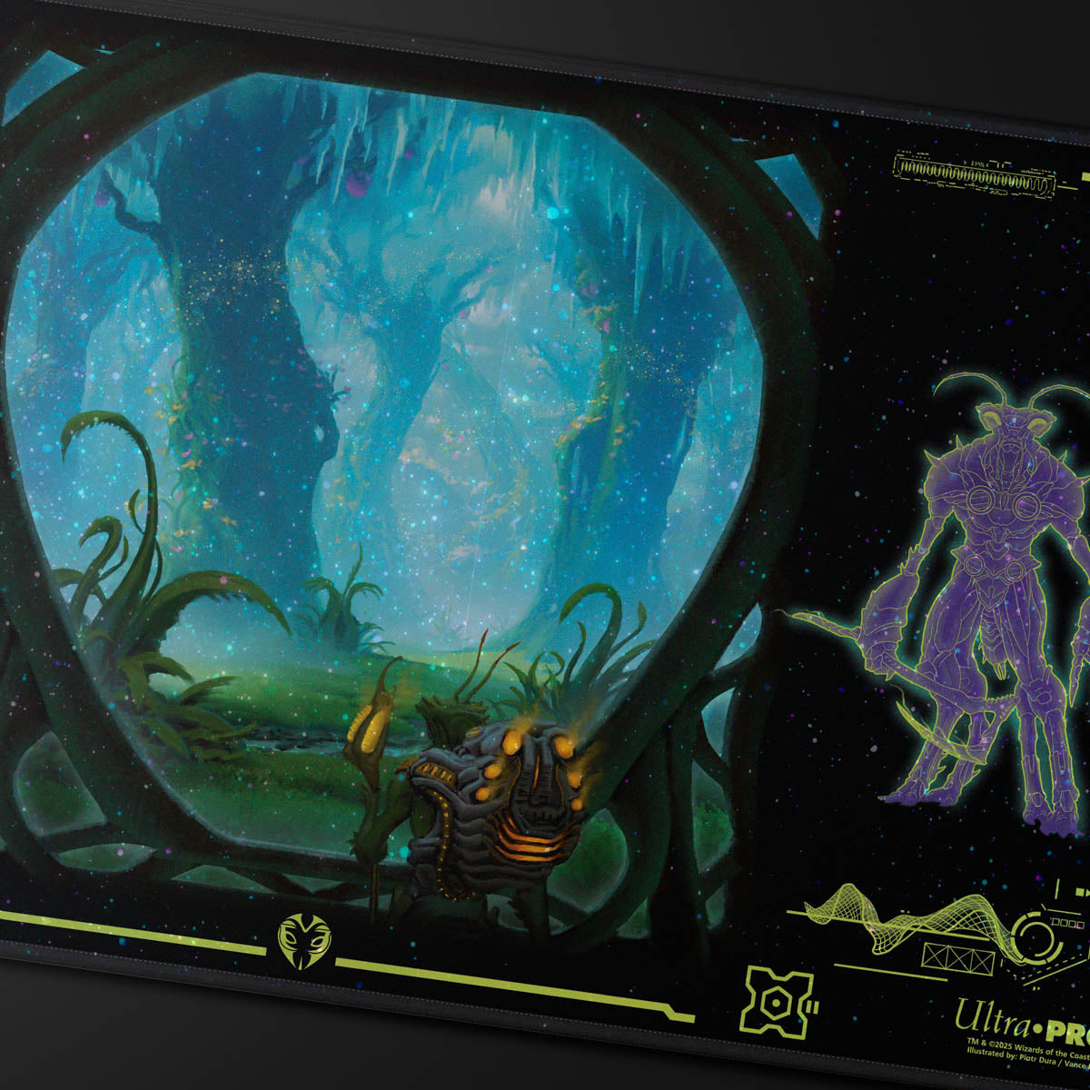 ultra-pro-edge-of-eternities-evendo-waking-haven-holofoil-playmat-f-r-magic-the- image 2