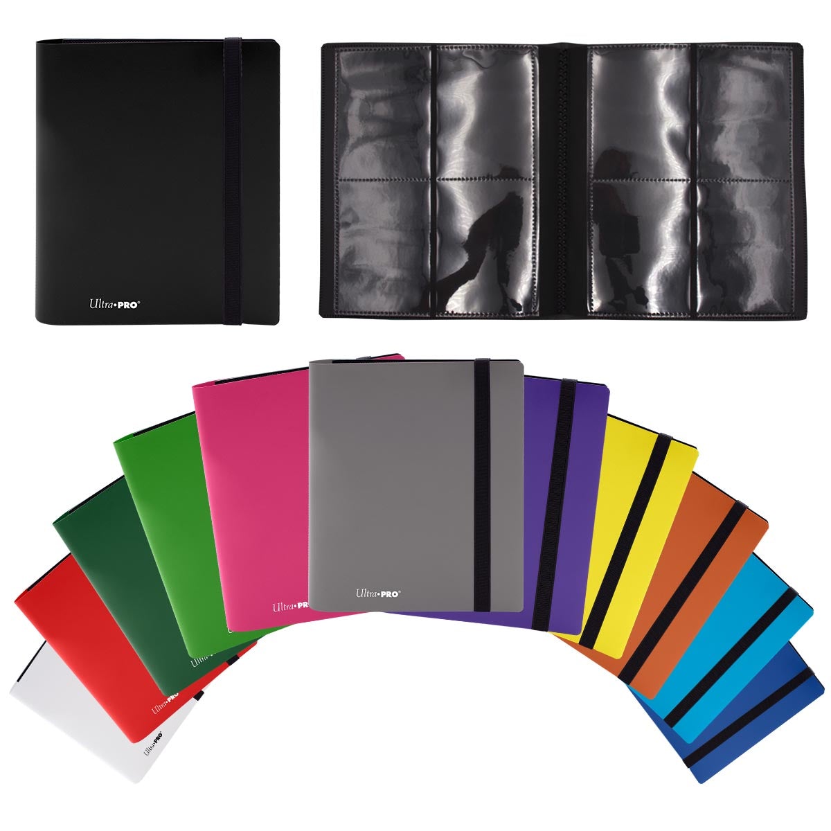 ultra-pro-eclipse-4-pocket-pro-binder-jet-black-sammelalbum-f-r-160-karten image 3