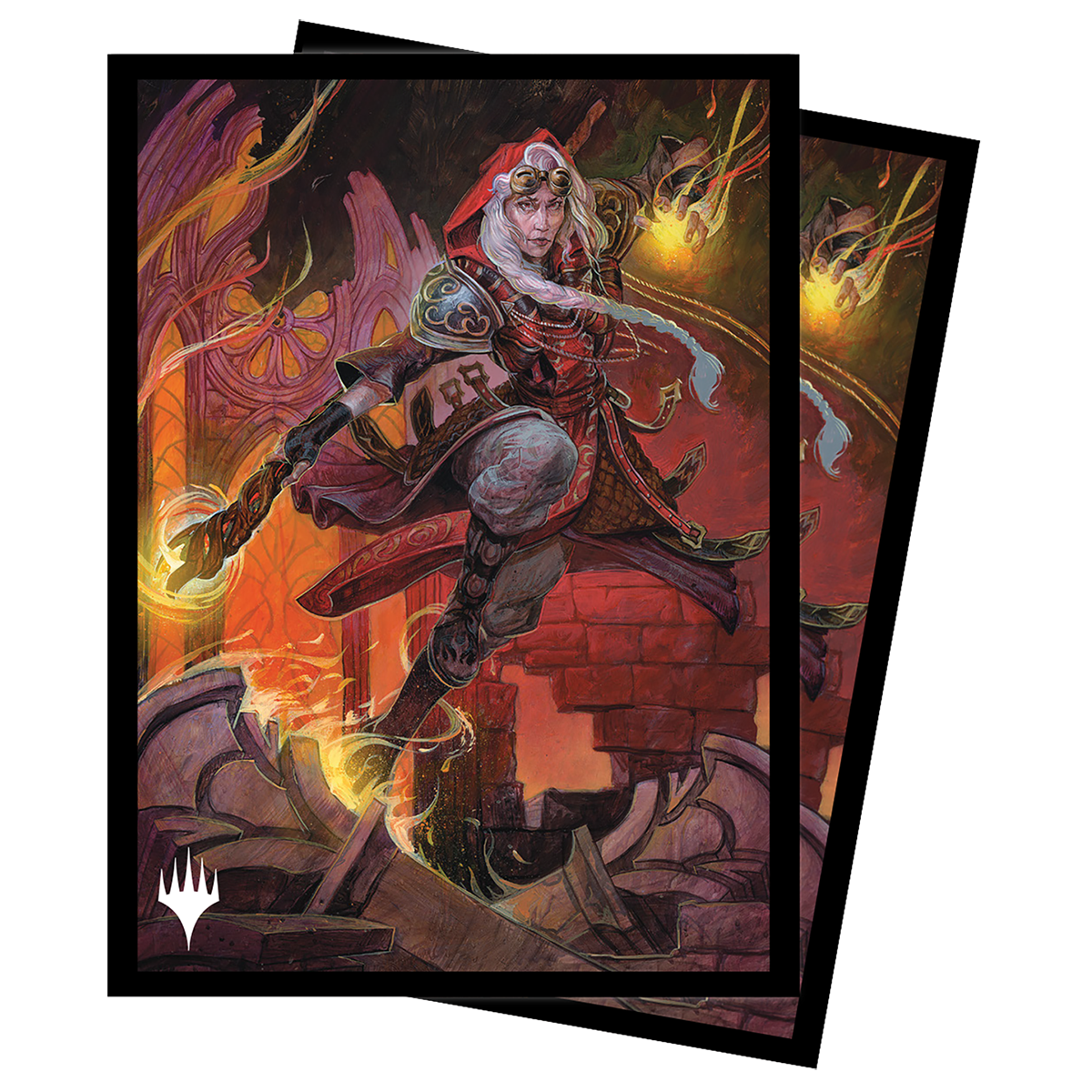 ultra-pro-dominaria-united-jaya-fiery-negotiator-standard-deck-protector-sleeves image 1