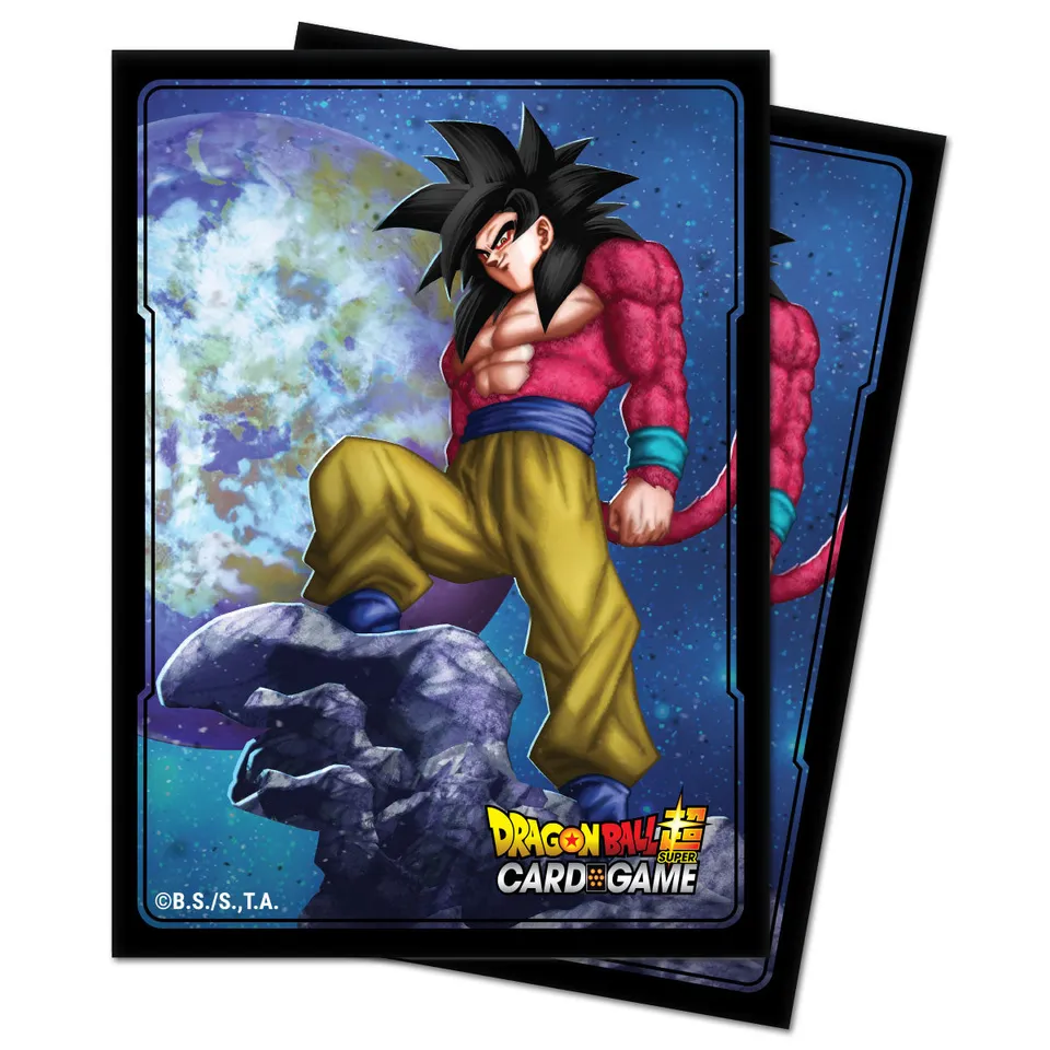 ultra-pro-ss4-son-goku-standard-deck-protector-sleeves-100ct-f-r-dragon-ball-sup image 1