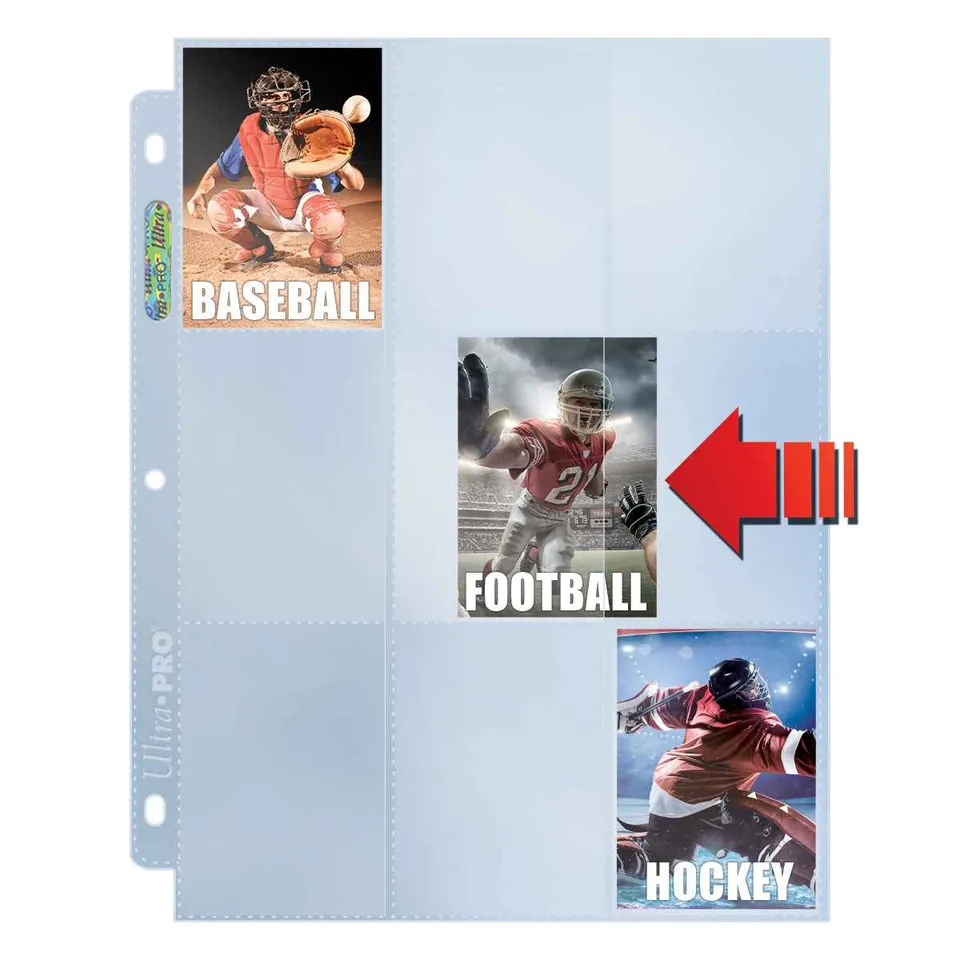 ultra-pro-premium-series-9-pocket-side-load-pages-100-st-ck-f-r-standard-karten image 1
