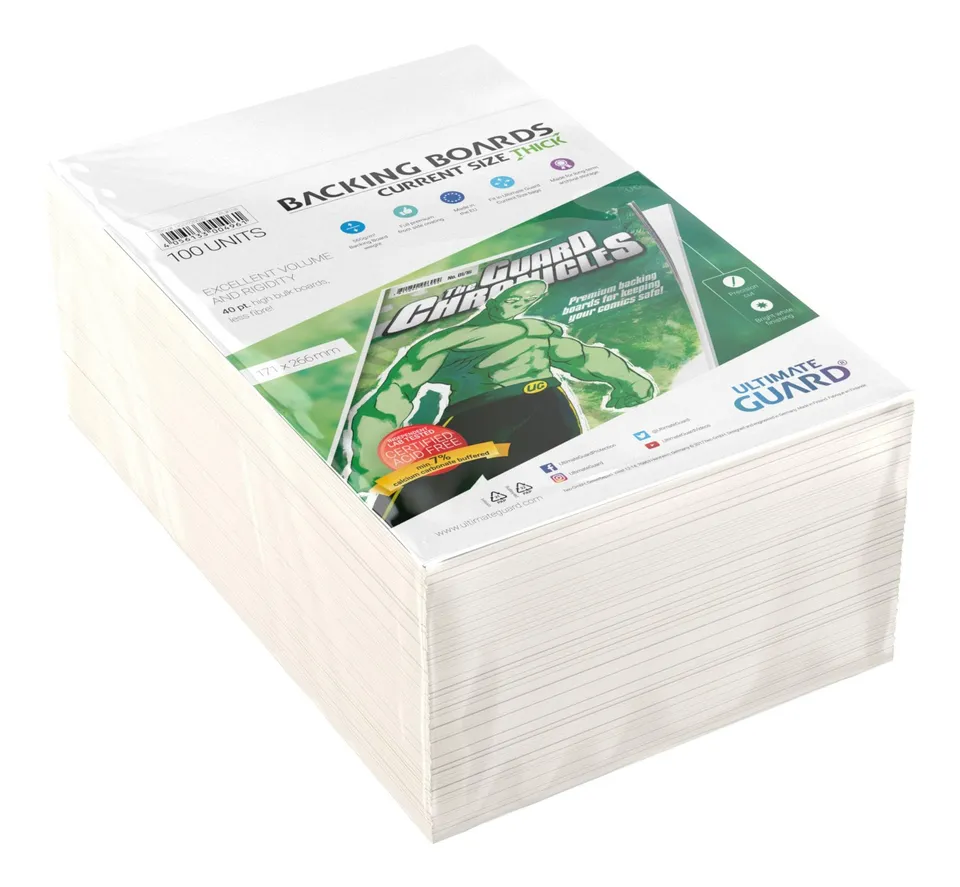 ultimate-guard-ugd020032-comic-backing-boards-thick-current-size image 1