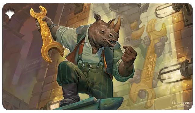 ultra-pro-streets-of-new-capenna-workshop-warchief-standard-gaming-playmat image 1
