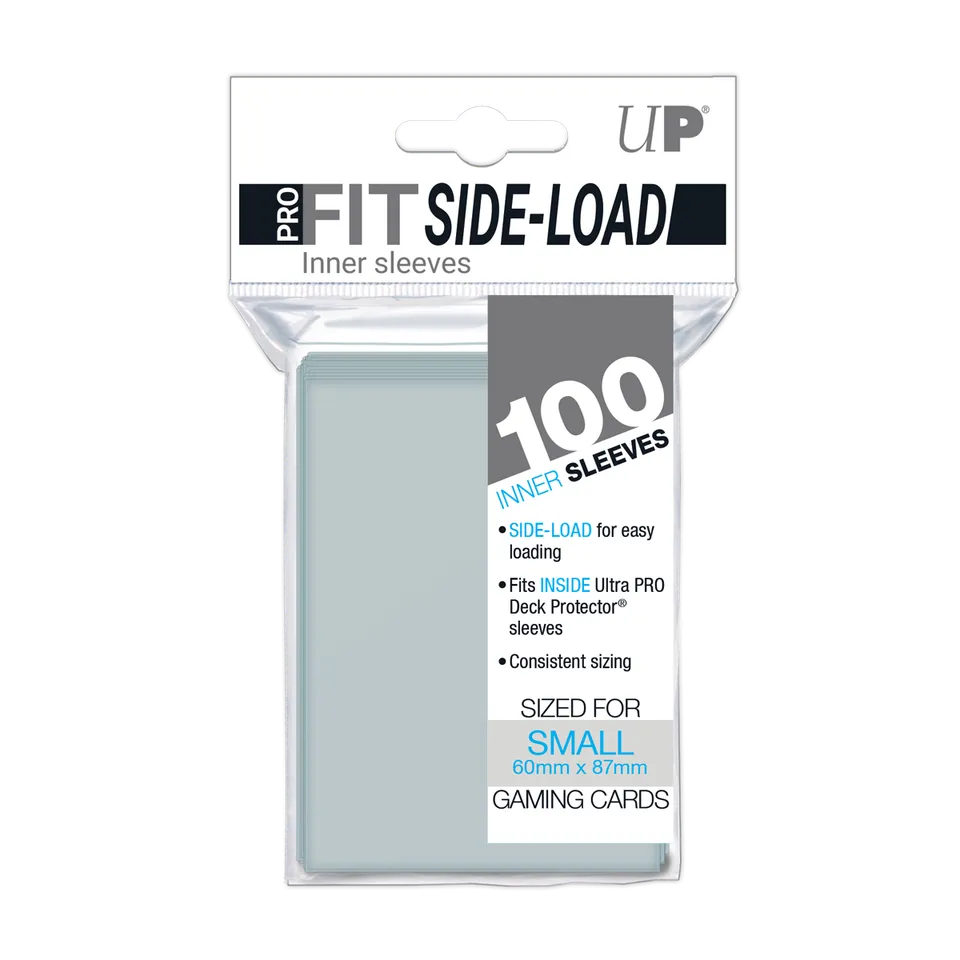 ultra-pro-pro-fit-side-load-small-deck-inner-sleeves-100ct-yu-gi-oh image 1