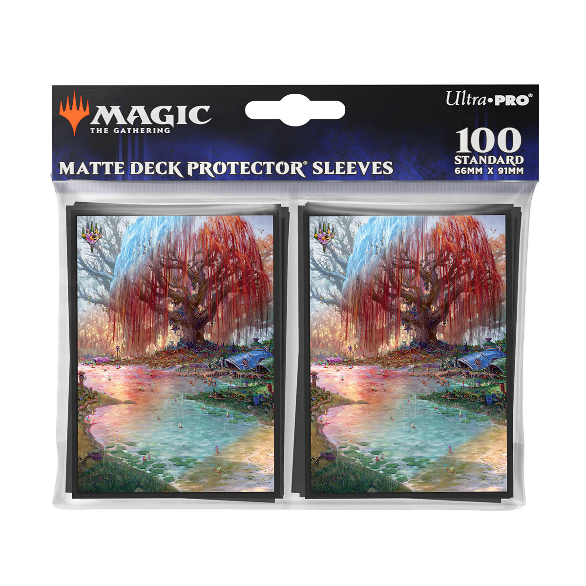 ultra-pro-bloomburrow-season-lands-three-tree-city-deck-protector-sleeves-100ct- image 3