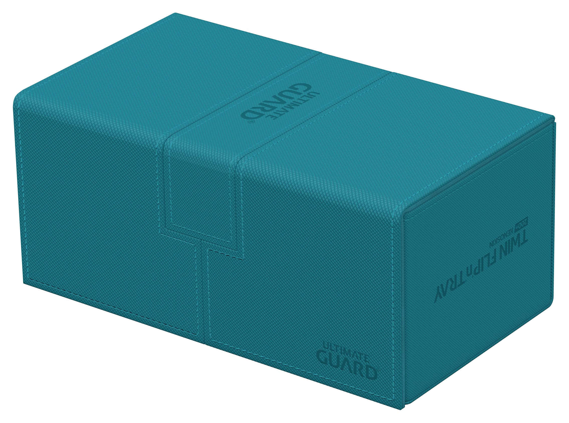 ultimate-guard-twin-flip-n-tray-200-xenoskin-petrolblau-deck-box image 2