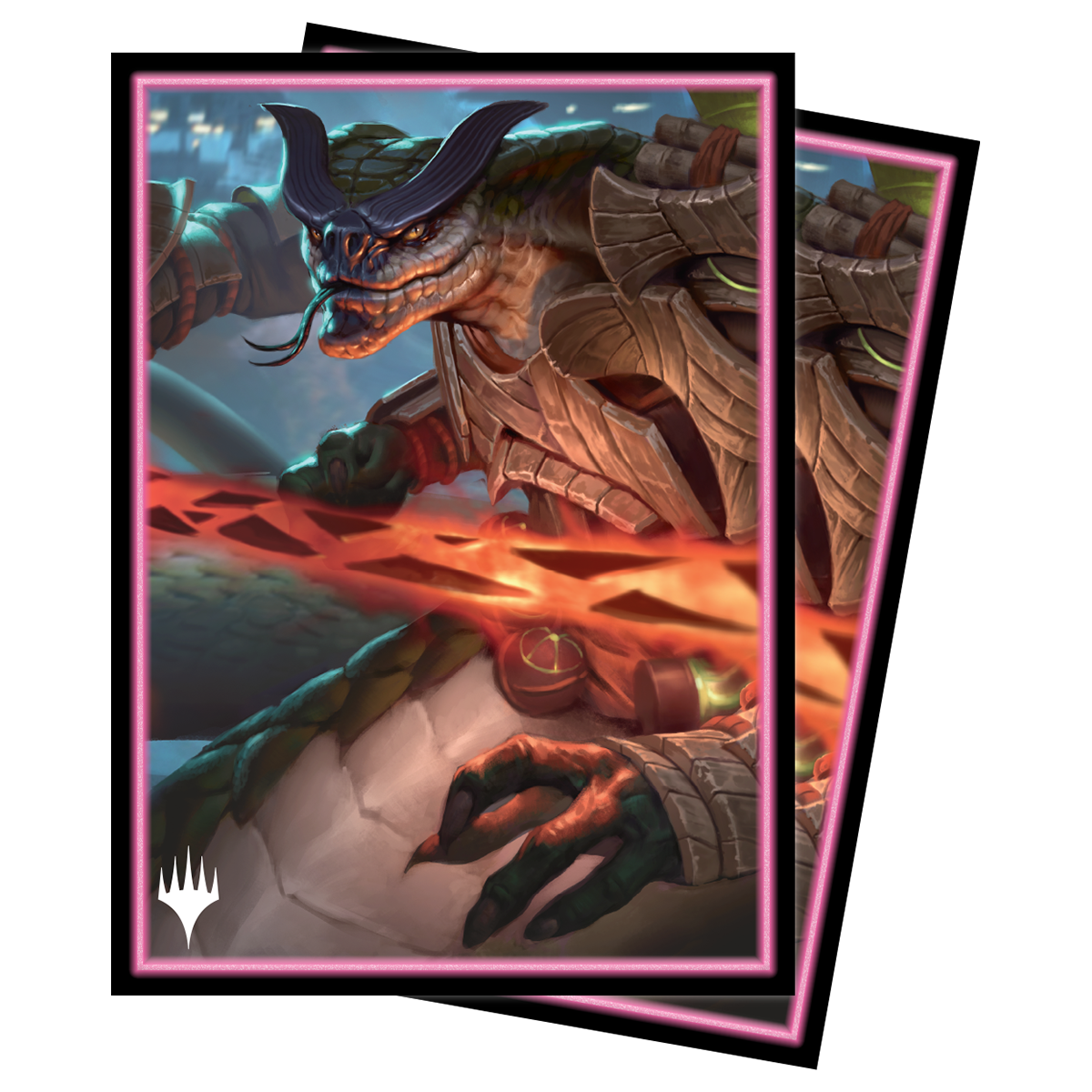ultra-pro-kamigawa-neon-dynasty-chishiro-the-shattered-blade-standard-deck-prote image 1