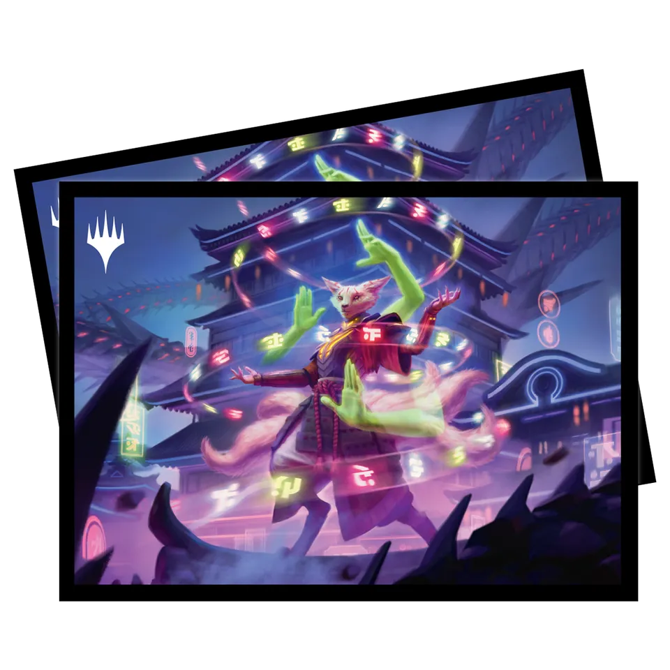 ultra-pro-march-of-the-machine-bright-palm-soul-awakener-standard-deck-protector image 1