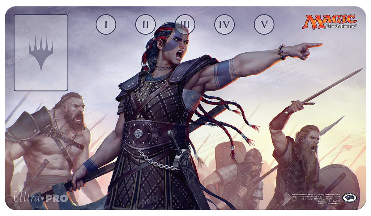 ultra-pro-magic-the-gathering-commander-saskia-the-unyielding-playmat image 1
