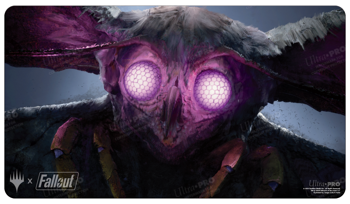 ultra-pro-fallout-the-wise-mothman-standard-gaming-playmat-f-r-magic-the-gatheri image 1