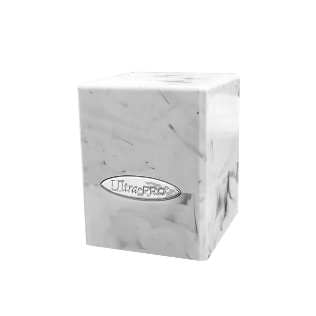 ultra-pro-marble-satin-cube-deck-box-white-black-f-r-100-karten image 1