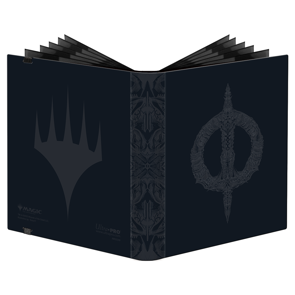 ultra-pro-phyrexia-all-will-be-one-phyrexian-ink-4-pocket-pro-binder-f-r-magic-t image 1