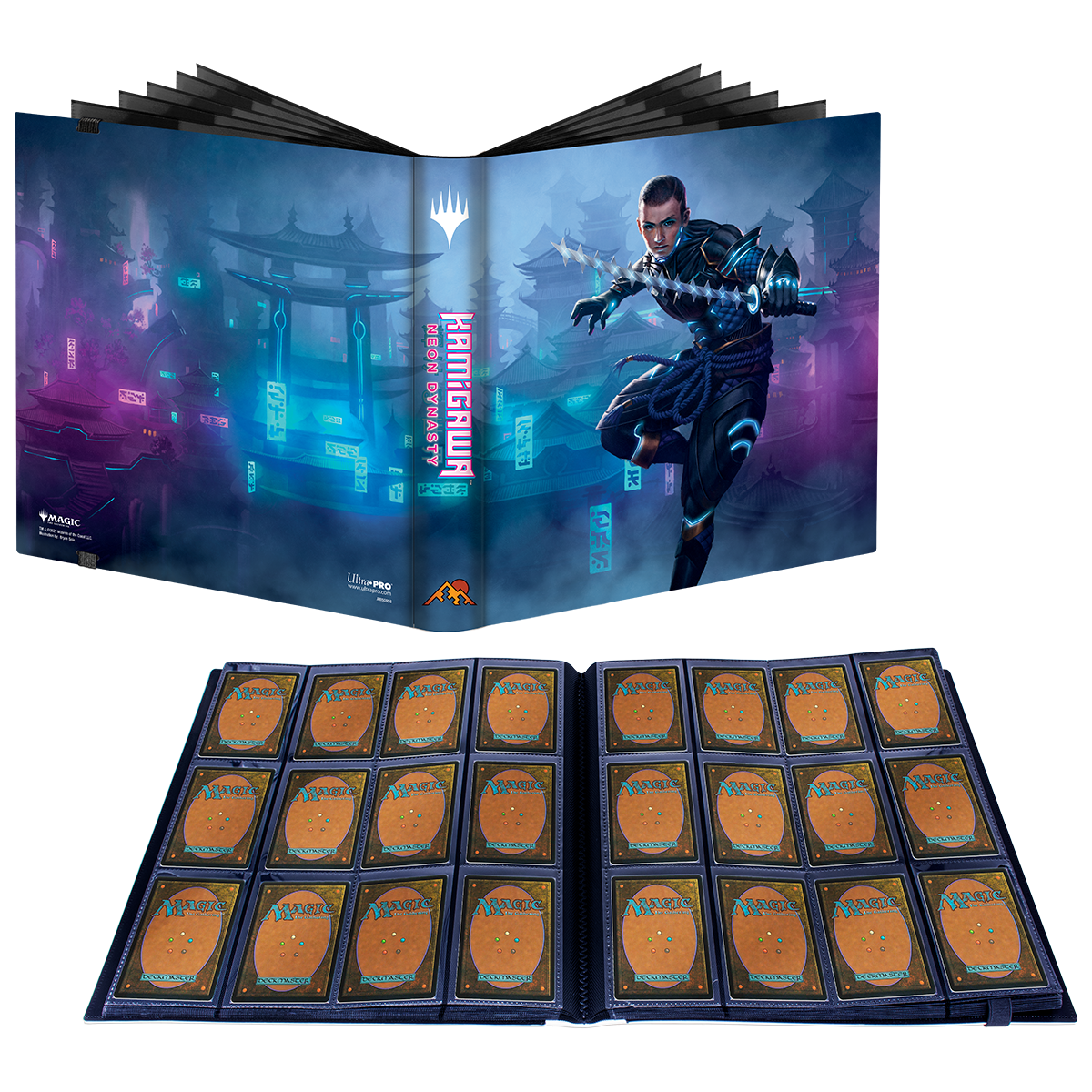 ultra-pro-kamigawa-neon-dynasty-12-pocket-pro-binder-f-r-magic-the-gathering image 2