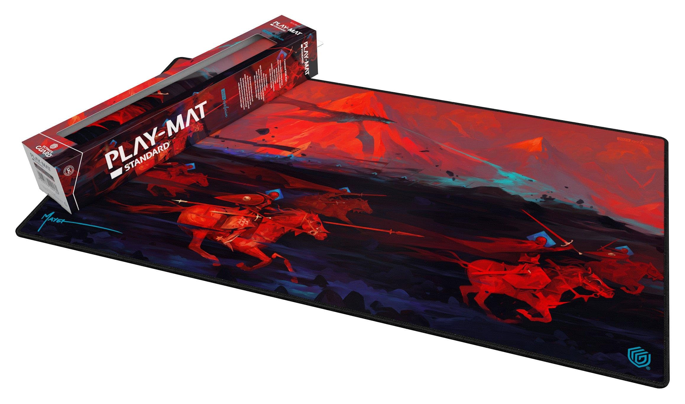 ultimate-guard-play-mat-2024-exclusive-dominik-mayer-crowned-with-fire-spielmatt image 5