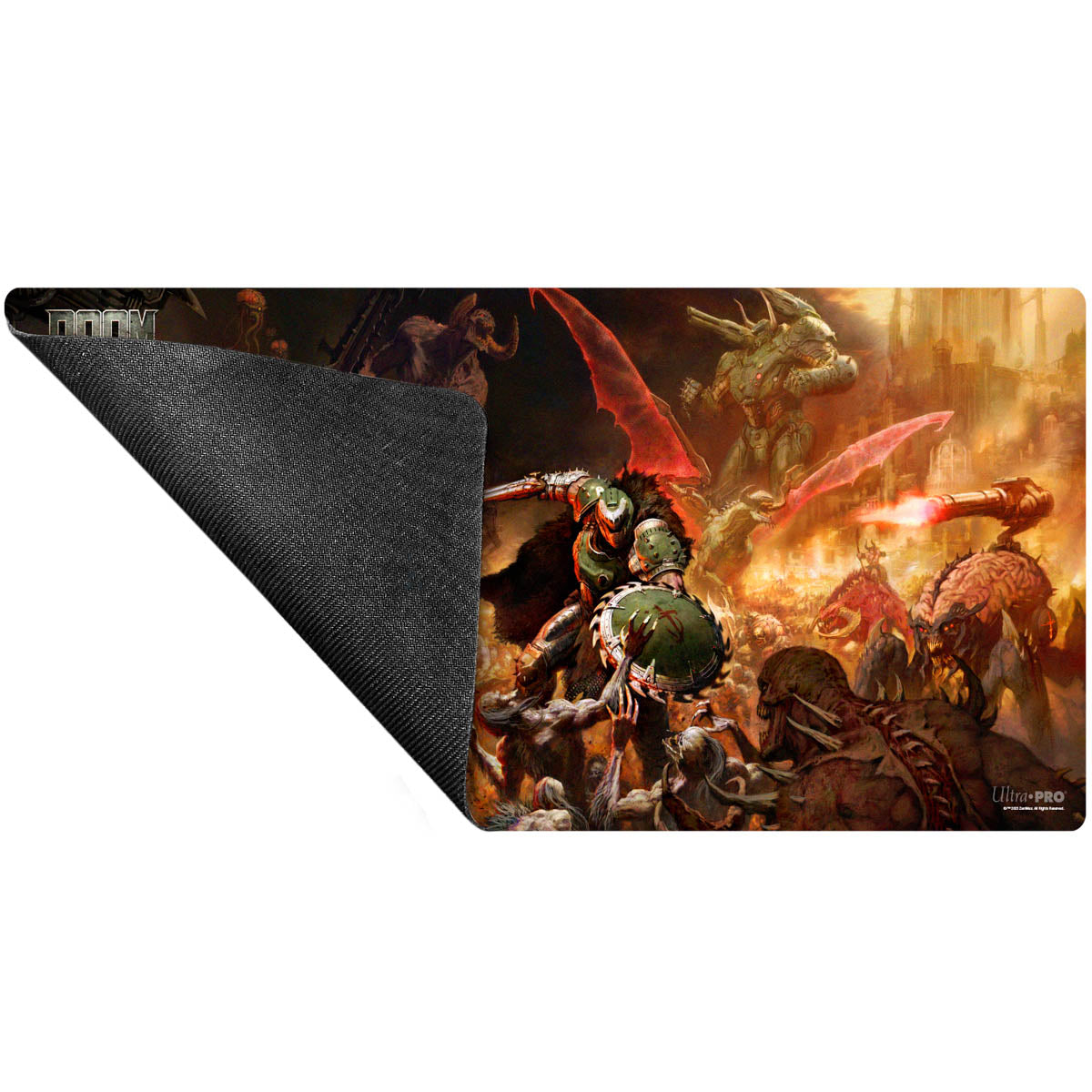 ultra-pro-doom-the-dark-ages-onslaught-extended-playmat image 3