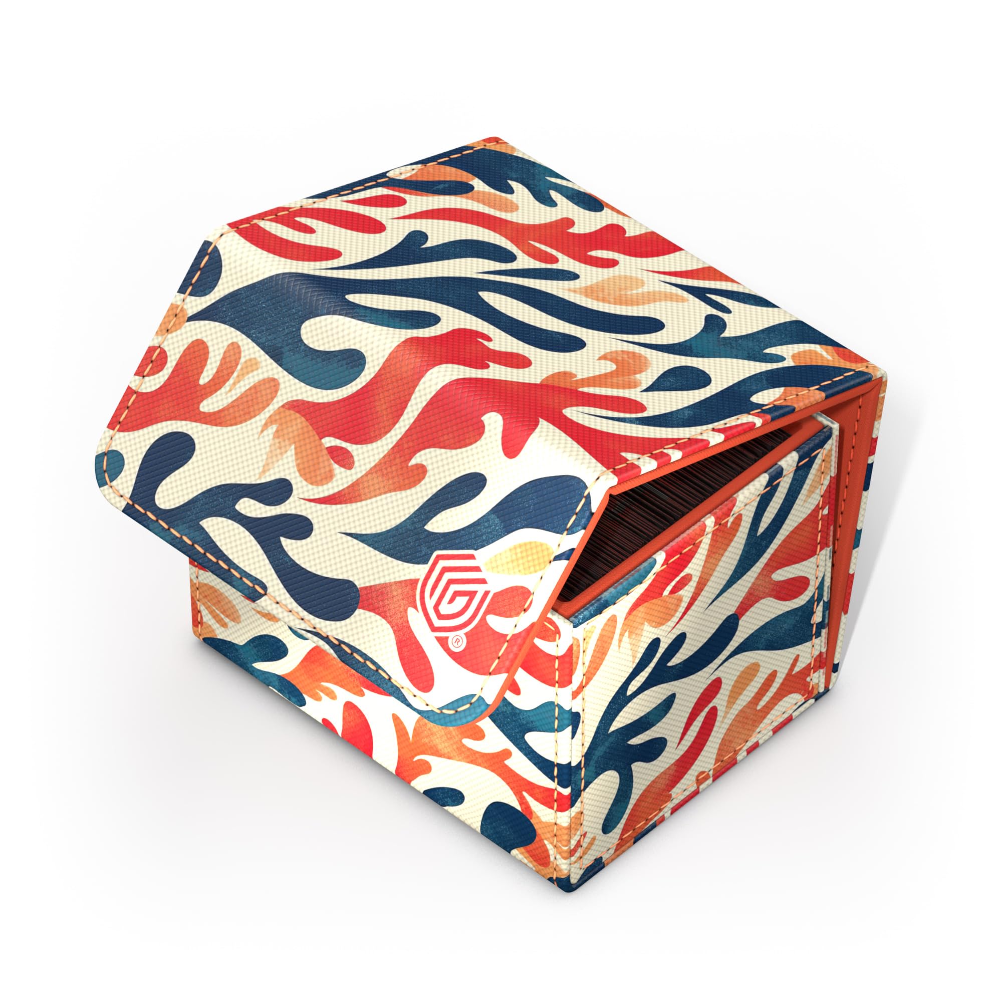 ultimate-guard-sidewinder-100-xenoskin-coral-places-mellow-sea-deck-box image 5