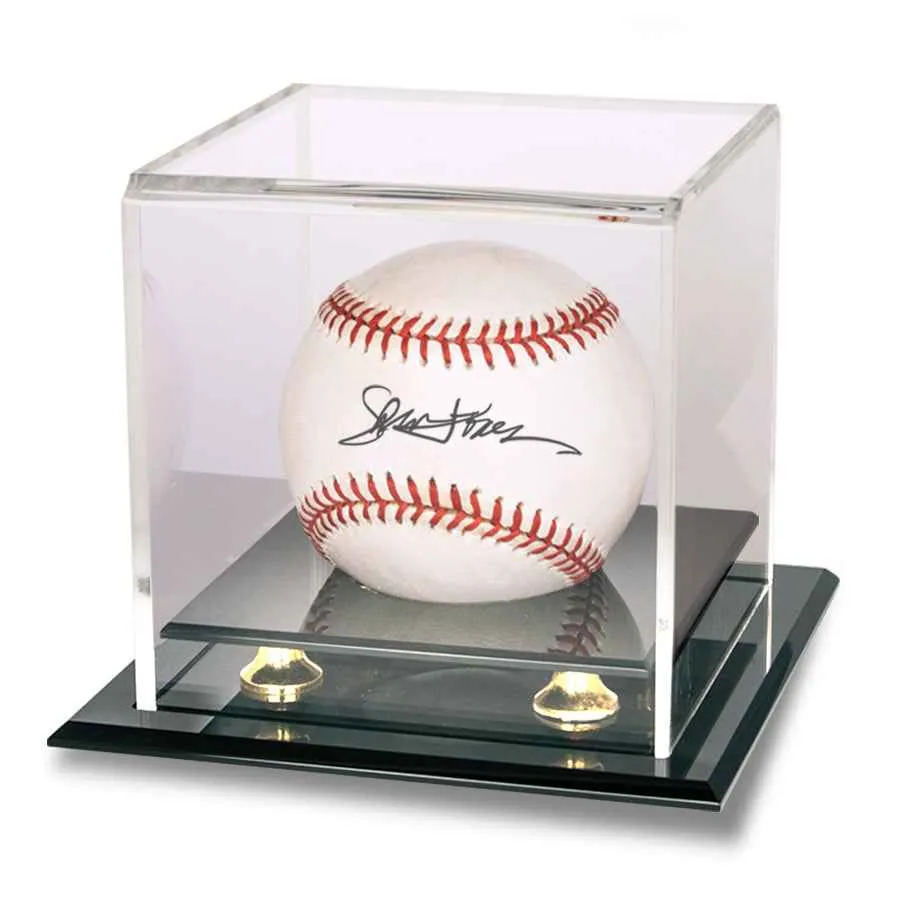 ultra-pro-baseball-hockey-puck-gold-riser-display-case-mit-uv-schutz image 1