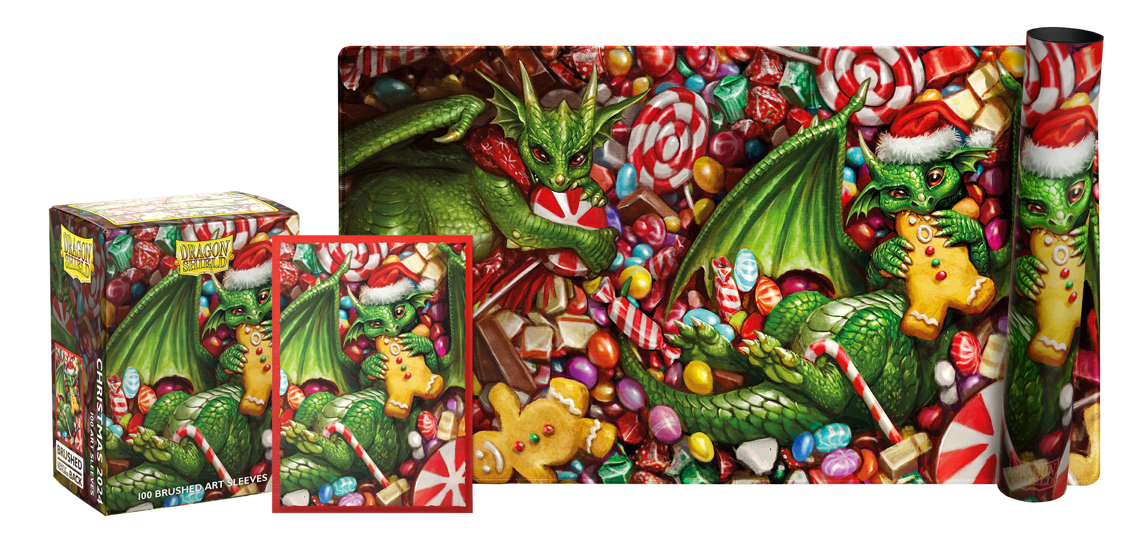 dragon-shield-tcg-playmat-christmas-2024-spielmatte image 2