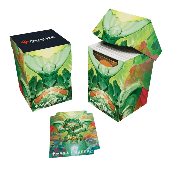 ultra-pro-magic-the-gathering-final-fantasy-summon-knights-of-round-100-deck-box image 1