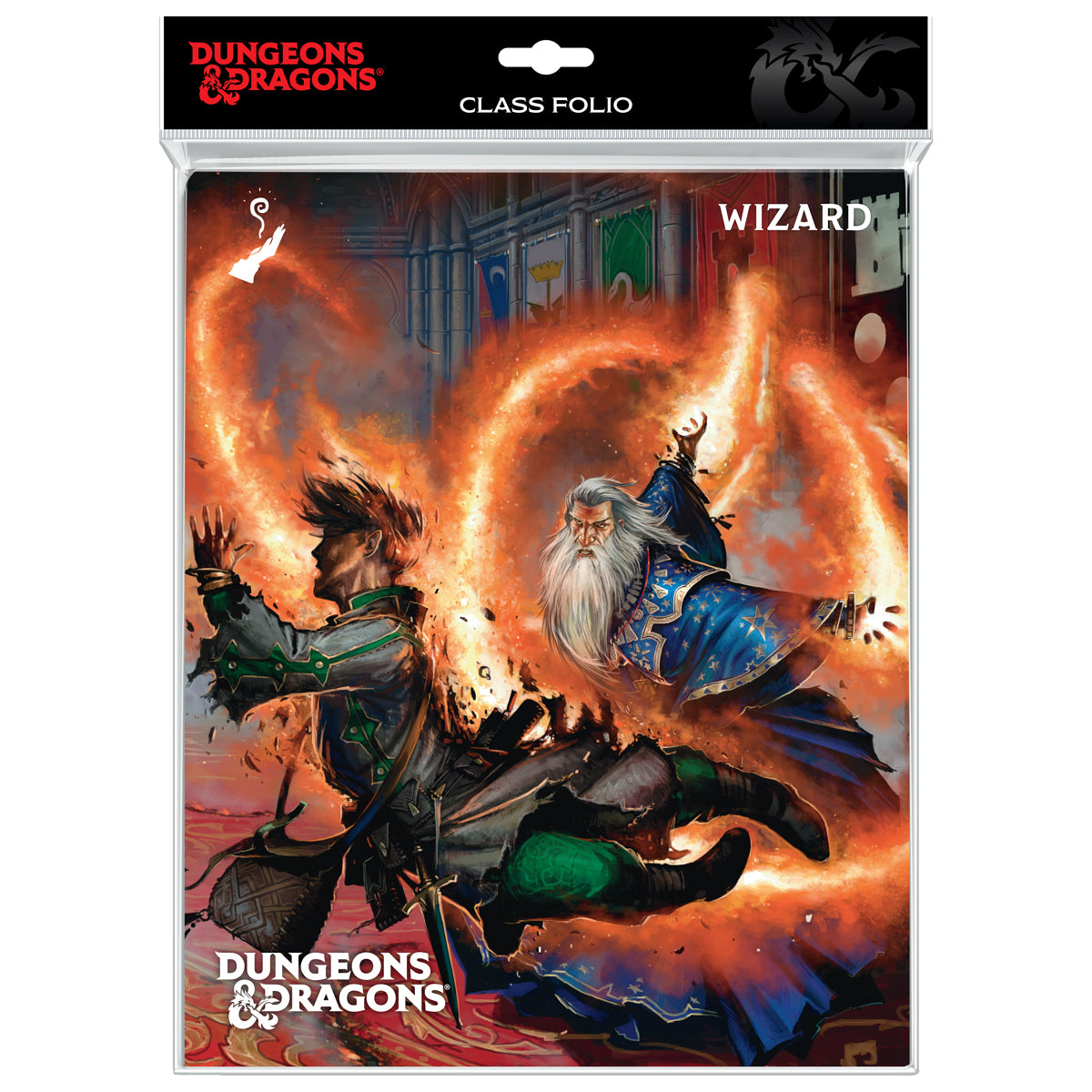 ultra-pro-dungeons-dragons-wizard-class-folio-mappe-mit-stickern image 3