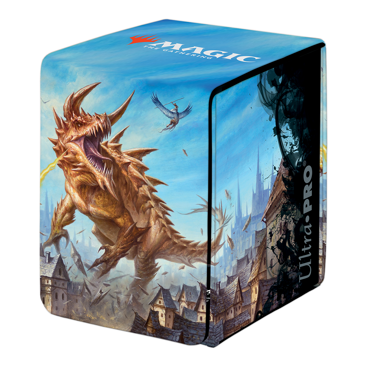 ultra-pro-adventures-in-the-forgotten-realms-the-tarrasque-alcove-flip-deck-box- image 1