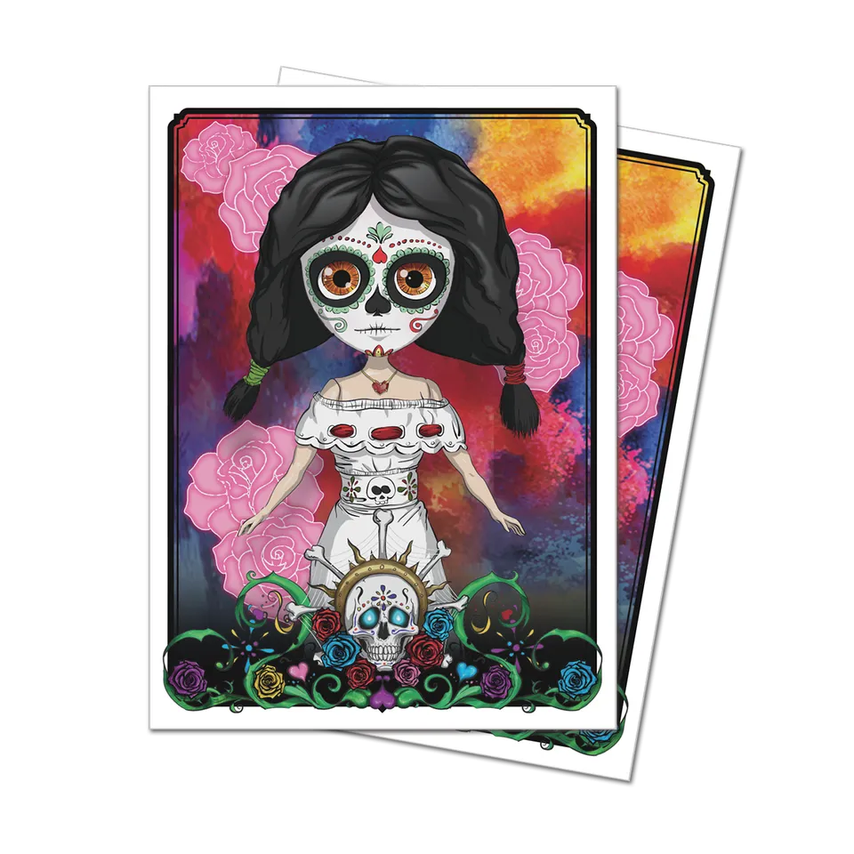 ultra-pro-dia-de-los-muertos-doll-standard-h-llen-50-st-ck image 1
