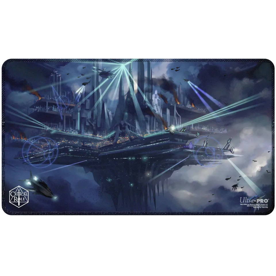 ultra-pro-critical-role-stitched-edge-playmat-the-flying-city-of-aeor image 1