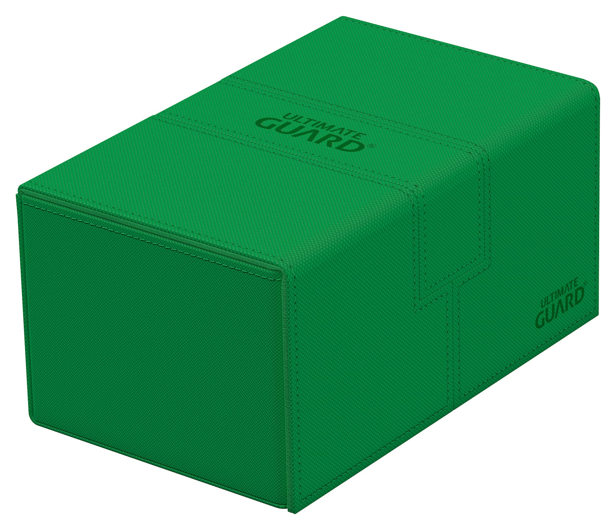 ultimate-guard-twin-flip-n-tray-160-xenoskin-deckbox-gr-n image 1