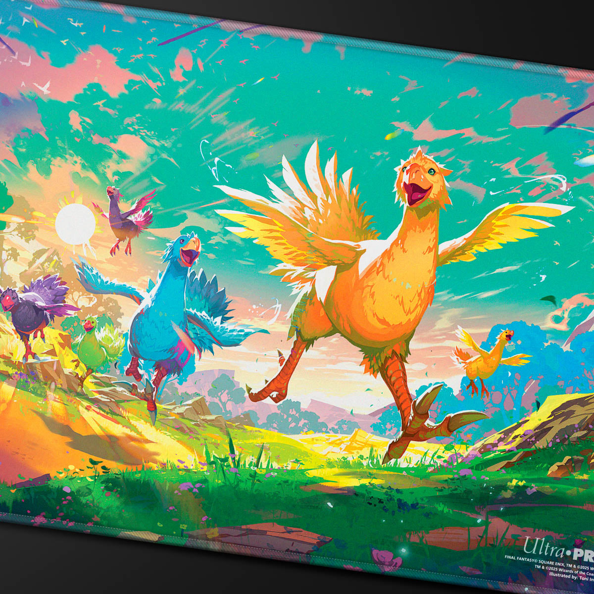 ultra-pro-holofoil-playmat-magic-the-gathering-final-fantasy-chocobo-f-r-mtg image 2