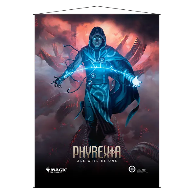 ultra-pro-phyrexia-all-will-be-one-jace-the-perfected-mind-wall-scroll-f-r-magic image 1