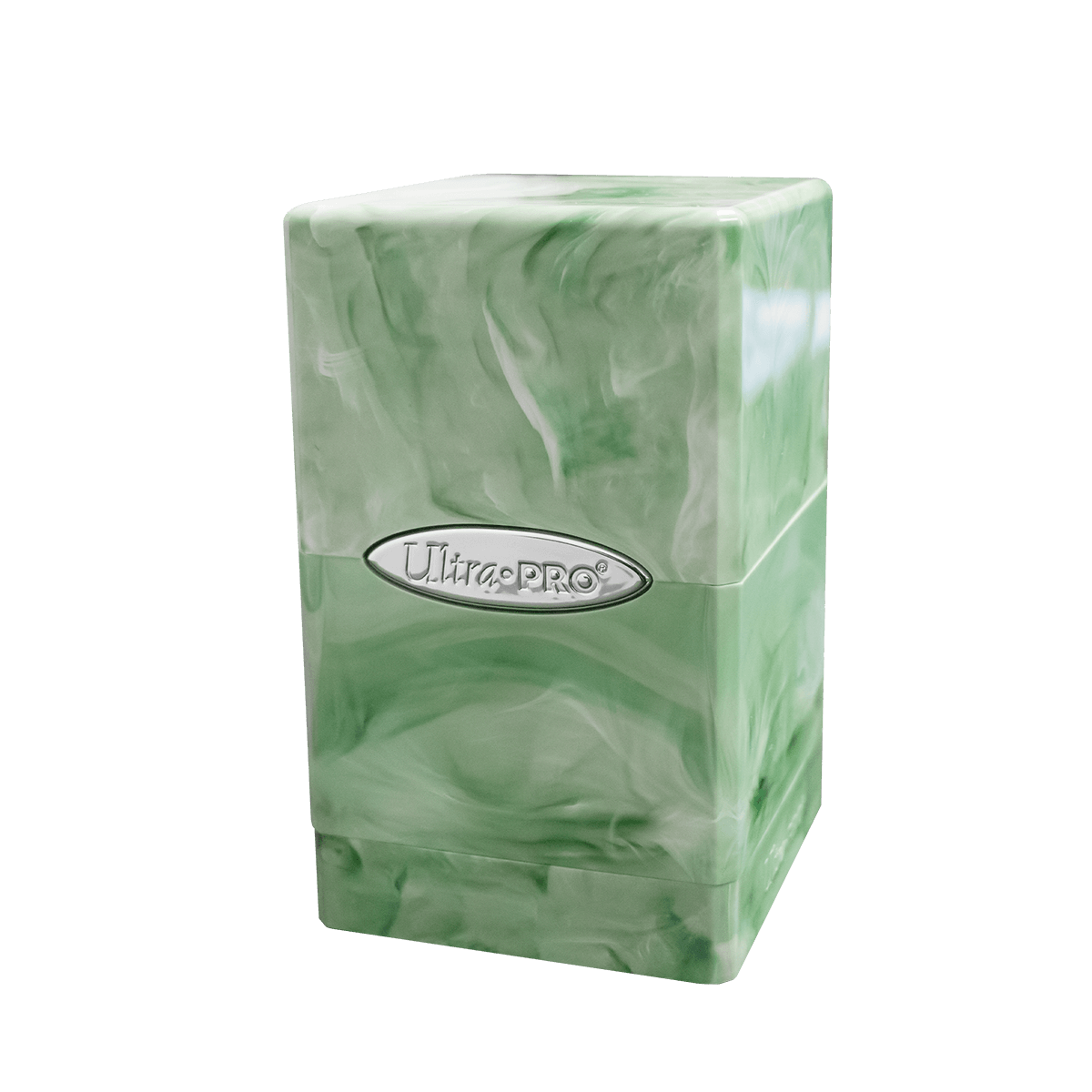 ultra-pro-marble-satin-tower-deck-box-lime-green-white-f-r-100-karten image 1