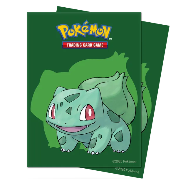 ultra-pro-pok-mon-bulbasaur-standard-deck-protector-sleeves-65ct image 1