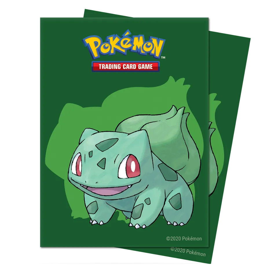 ultra-pro-pok-mon-bulbasaur-standard-deck-protector-sleeves-65ct image 1